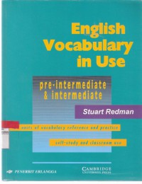 English Vocabulary in Use Pre Intermediate and Intermediate