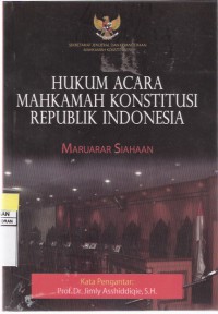 Hukum Acara Mahkamah Konstitusi Republik Indonesia