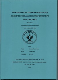 Pandangan Islam terhadap Penelusuran Kepribadian Melalui Tes Myers-Briggs Type Indicator (MBTI)