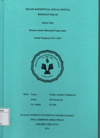 Desain Konseptual Jurnal Digital Kegiatan Kelas