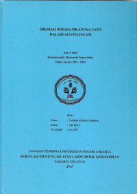 Hikmah Diharamkannya Tato dalam Agama Islam