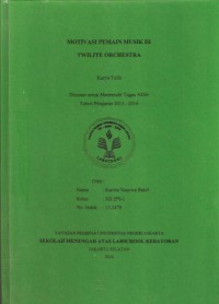 Motivasi Pemain Musik di Twilite Orchestra