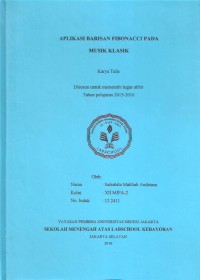 Aplikasi Barisan Fibonacci pada Musik Klasik