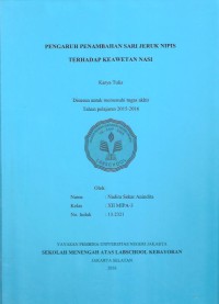 Pengaruh Penambahan Sari Jeruk Nipis terhadap Keawetan Nasi