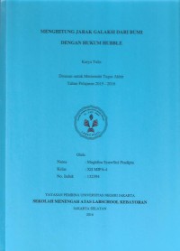 Menghitung Jarak Galaksi dari Bumi dengan Hukum Hubble