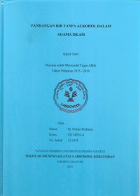 Pandangan Bir Tanpa Alkohol dalam Agama Islam