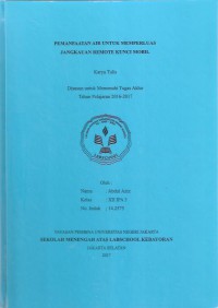 Pemanfaatan Air untuk Memperluas Jangkauan Remote Kunci Mobil
