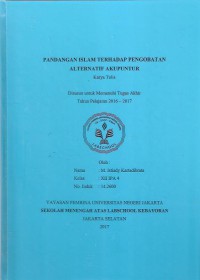 Pandangan Islam terhadap Pengobatan Alternatif Akupuntur