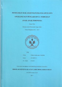 Penegakan Hak Asasi Manusia dalam Kasus Angeline dan Pengaruhnya terhadap Aanak-anak Indonesia