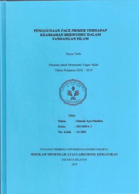 Penggunaan Face Primer Terhadap Keabsahan Berwudhu dalam Pandangan Islam