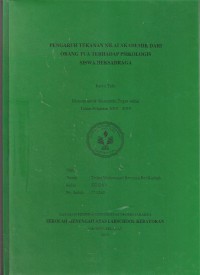Pengaruh Tekanan Nilai Akademik Dari Orangtua Terhadap Psikologis Siswa Heksadraga