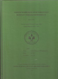Persepsi Murid Sekolah Heterogen dan Homogen Terhadap Homoseksual
