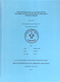 Hukum Penggunaan Laser untuk Menghilangkan Hitam Menurut Syariat Islam