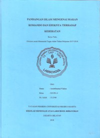 Pandangan Islam Mengenai Makan Komando dan Efeknya Terhadap Kesehatan