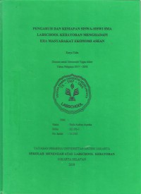 Pengaruh dan Kesiapan Siswa-siswi SMA Labschool Kebayoran menghadapi Era Masyarakat Ekonomi Asean