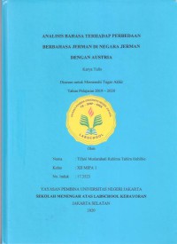 Pengaruh Bahasa terhadap Perbedaan berbahasa jerman Di negara Jerman dengan Austria