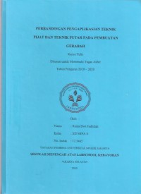 Perbandingan Pengaplikasian Teknik Pijat dan Teknik Putar pada Pembuatan Gerabah
