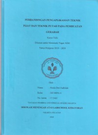 Perbandingan Pengaplikasian Teknik Pijat dan Teknik Putar pada Pembuatan Gerabah