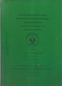 Analisis Aspek Historis Lukisan Penangkapan Pangeran Diponegoro Karya Raden Saleh