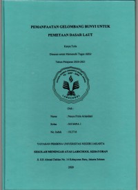 Pemanfaatn Gelombang Bunyi untuk Pemetaan Dasar Laut