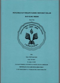 Pengobatan Terapi Fasdhu Menurut Islam Dan Ilmu Medis