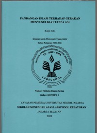 Pandangan Islam terhadap Gerakan Bayi Menyusui tanpa ASI