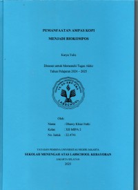 Pemanfaatan Ampas Kopi Menjadi Biokompos