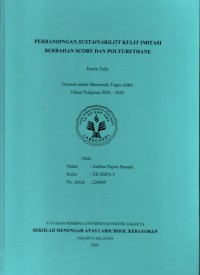 Perbandingan Sustainability Kulit Imitasi Berbahan Scoby dan Polyurethane