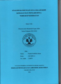 Analisis Kandungan Gula dalam Kopi Kemasan dan Pengaruhnya terhadap Kesehatan