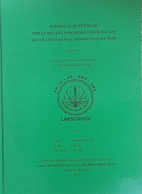 Image of Patriot atau Penjilat: Peran Negara Indonesia Timur dalam Revolusi Nasional Indonesia (1946-1950)