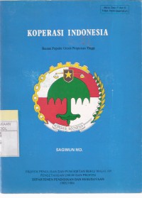 Koperasi Indonesia: Bacaan Populer untuk Perguruan Tinggi