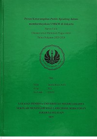 Image of Peran Keterampilan  Public Speaking dalam Memberdayakan UMKM di Jakarta