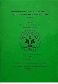 Image of Eksploitasi Kelas Marginal dalam Sistem Kapitalis: Teori Konflik pada Seriies Taxi Driver