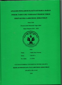 Analisis Pengaruh Fluktuasi Harga Bahan Pokok Tahun 2022 terhadap Produk UMKM Sekitar SMA Labschool Kebayoran