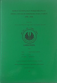Image of Koran Kuning dan Perkembangan Media Cetak di Indonesia pada Tahun 1990-2000