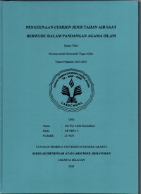 Penggunaan Cushion Jenis Tahan Air Saat Berwudhu dalam Pandangan Agama Islam