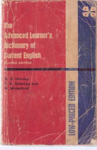 The Advances Learnes's Dictionary of Current English