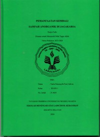 Pemanfaatan Kembali Sampah Anorganik di jagakarsa