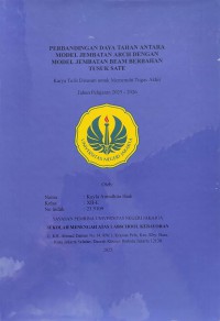 Image of Perbandingan Daya Tahan Antara Model Jembatan Arch Dengan Model Jembatan Beam Berbahan Tusuk Sate
