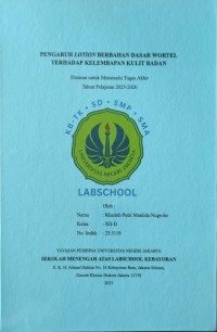 Image of Pengaruh Lotion Berbahan Dasar Wortel Terhadap Kelembapan Kulit Badan