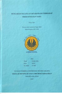 Image of Pengaruh Tegangan Senar Piano Terhadap Frekuensi dan Nada