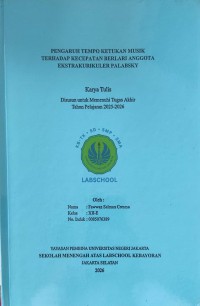 Image of Pengaruh Tempo Ketukan Musik Terhadap Kecepatan Berlari Anggota Ekstrakulikuler Palabsky
