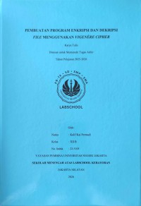 Image of Pembuatan Program Enkripsi dan Deskripsi File Menggunakan Vigenere Cipher