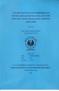 Image of Analisis Tantangan dan Perkembangan Cheerleading di Indonesia Melalui Studi Kasus The A Team Cheerleading Indonesia Association