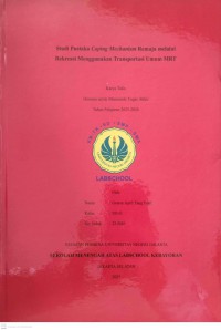 Image of Studi Pustaka Coping Mechanism Remaja Melalui Rekreasi Menggunakan Transportasi Umum MRT