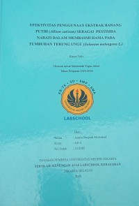 Image of Efektivitas Penggunaan Ekstrak Bawang Putih (Allium sativum) Sebagai Pestisida Nabati dalam Membasmi Hama pada Tumbuhan Terung Ungu (Solanum melongena L.)