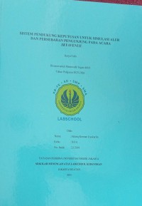 Image of Sistem Pendukung Keputusan untuk Simulasi Alur dan Persebaran Pengunjung pada Event SkyAvenue