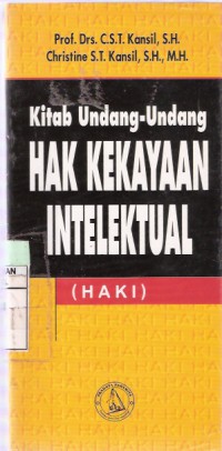 Kitab Undang-undang: Hak Kekayaan Intelektual (HAKI)