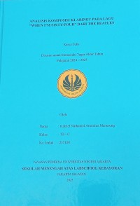 Image of Analisis Komposisi Klarinet pada lagu 