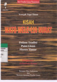 Kisah Wato Wele - Lia Nurat dalam tradisi puisi lisan Flores Timur